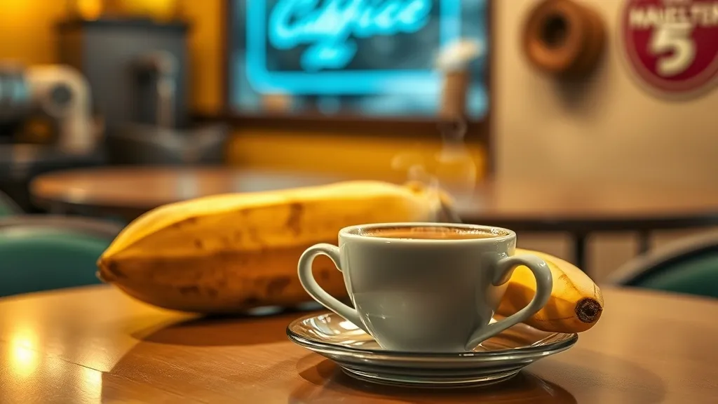 Café banane : la tendance rétro qui réinvente vos pauses café