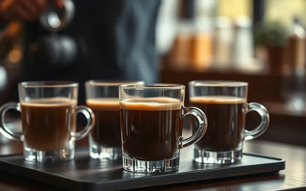 Menu café dégustation : structurer votre parcours en plusieurs tasses