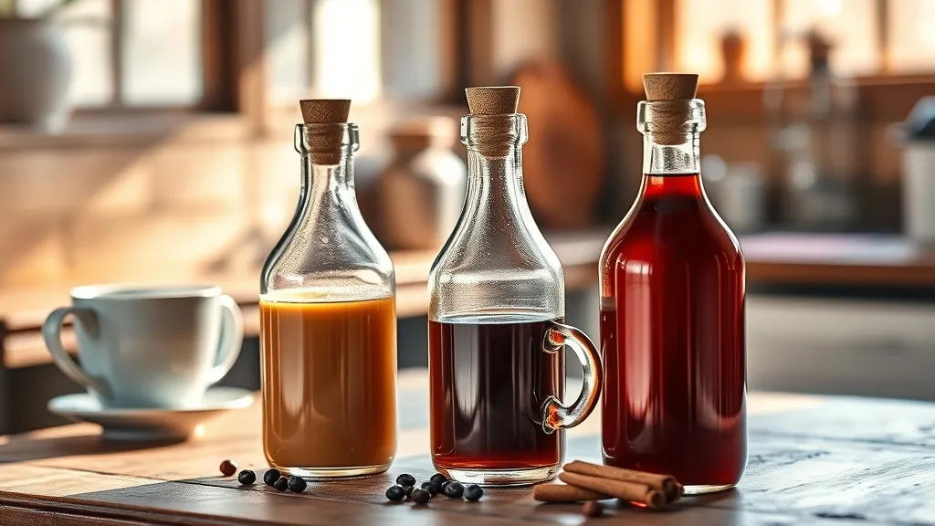 3 recettes de sirop café maison naturel pour sublimer vos boissons