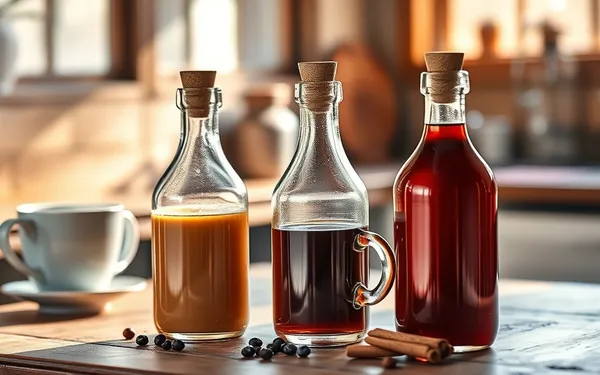 3 recettes de sirop café maison naturel pour sublimer vos boissons
